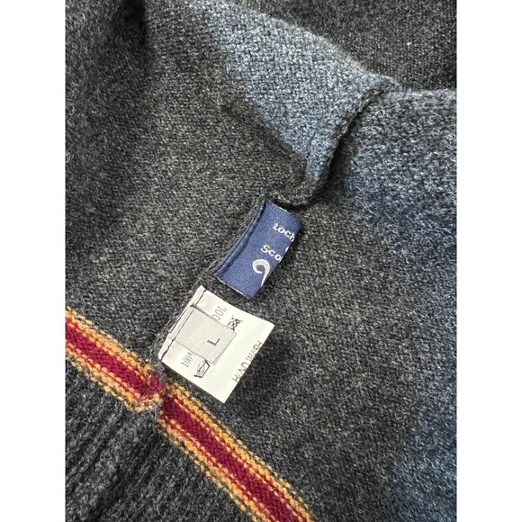 Harry Potter Gryffindor Cardigan Lochaven of Scotland 100% Lambswool Large - Picture 15 of 16